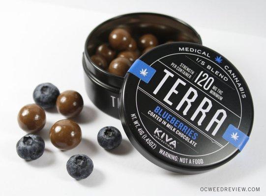 KIVA BLUEBERRY TERRA BITES (120MG)