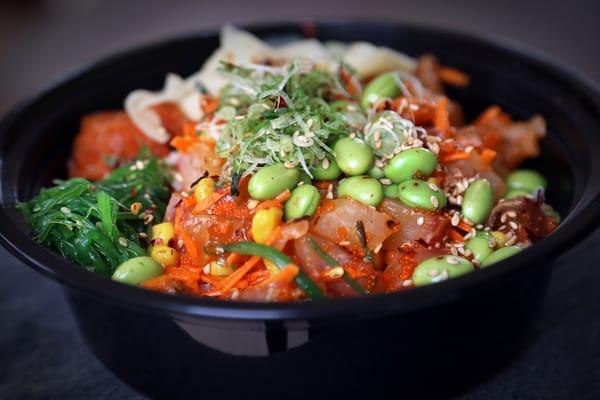 Medium Poke Bowl (Spicy Tuna, Hamachi, Albacore, and Tai)...