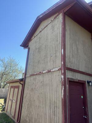 Before pics of old siding