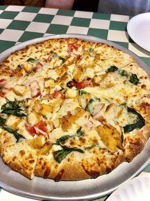 Chicken White Pizza