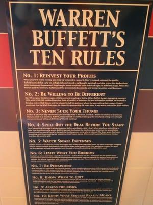 Ten rules in life