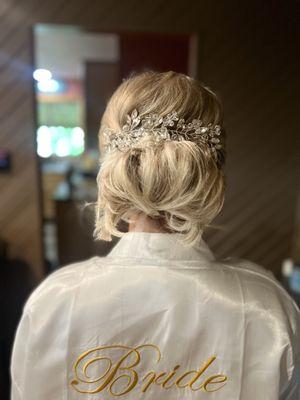 Wedding updo