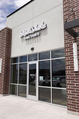 The entrance to our store facing the parking lot in Valley Grove of Pleasant Grove, UT.