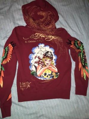 Cute Ed hardy hoodie I got for $5 at goodwill!