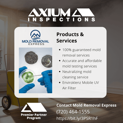 One of our newest Premier Partners, Mold Removal Express, is the best of the best when it comes to all things mold. Give them a call today!