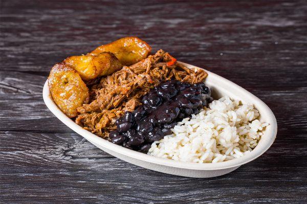 Criollo Bowl with Shredded Flank Beef