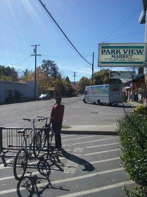 Bike rack out  front