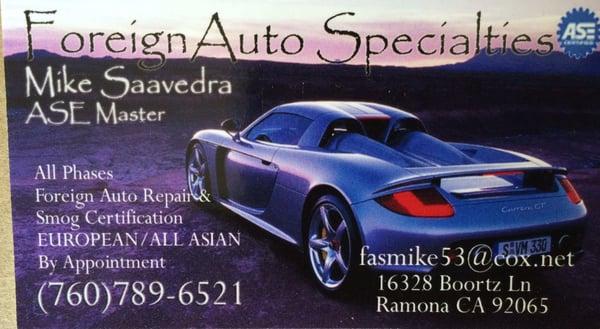 Foreign Auto Specialties