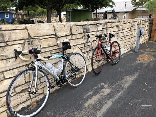 Getting bikes ready for a great time at the Rally