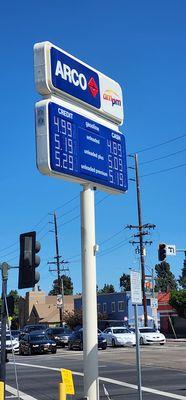 Gas prices as of 8-27-22