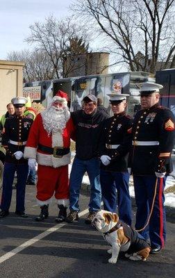 Merry Christmas From Santa & The Marines!!