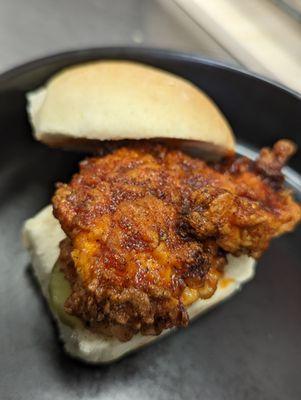 Nashville Hot Chicken Sliders 
From Catering Options