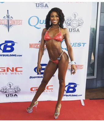 1st time Bikini competitor who became nationally-qualified