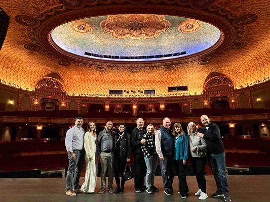 Enjoyed a backstage tour of our Tennessee Theatre with friends. Oh, the history here.