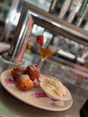 Fried Oreos & Chaz's Hennessy Lemon Drop