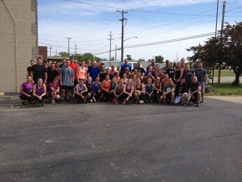 Our fundraising CrossFit Bootcamp :)