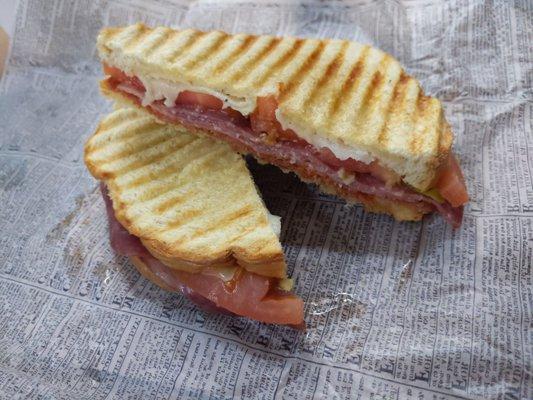 The Italian Grill panini sandwich