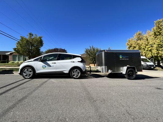 EV and solar trailer