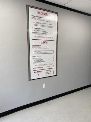 Menu/Jefferson location