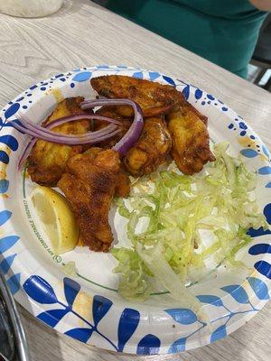 Tandoori chicken wings