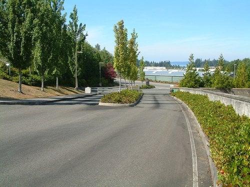 Driveway entrance