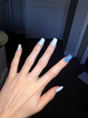 Fresh set of acrylics