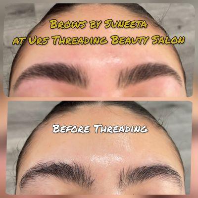 Brows shaped by Suneeta