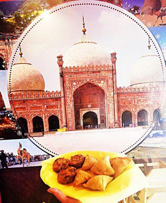 Shami Kebab & samosas