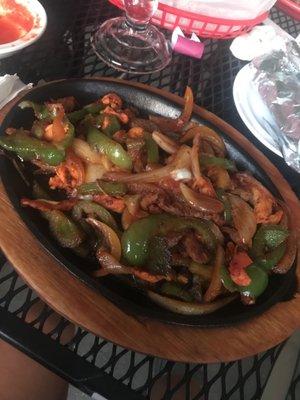 Mixed fajitas! So good!