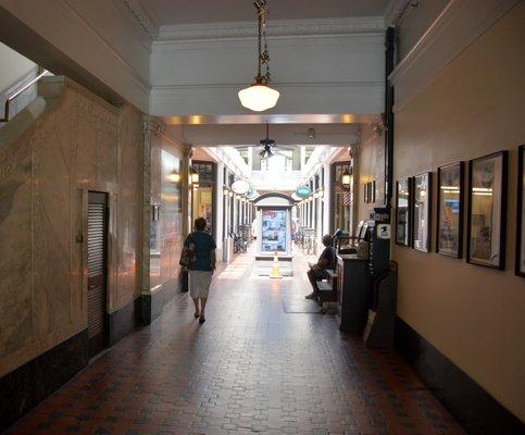 The length of :Latta Arcade looking back