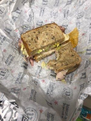 8" Country Club sandwich