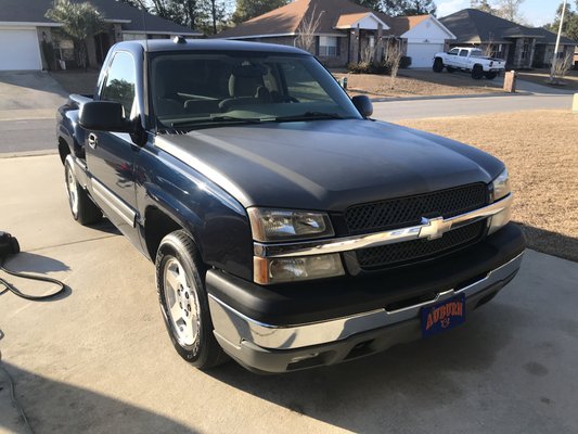 Results of LV 2 EXT Service on this 2005 Chevrolet Silverado.