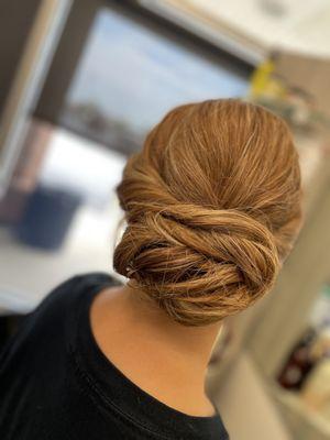 Updo's for wedding.