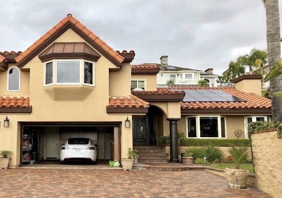 Solar on clay tile roof