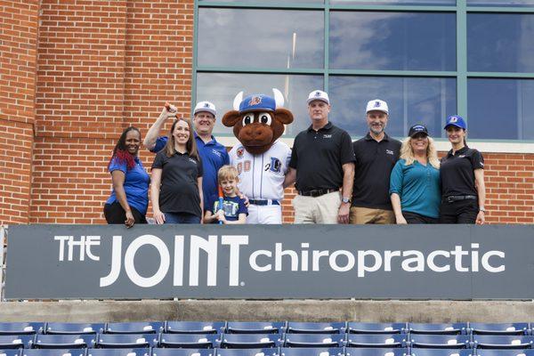 The Official Chiropractor for the Durham Bulls!