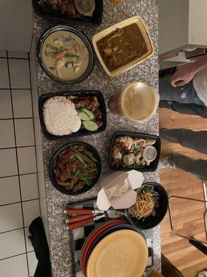 Takeout Full Spread