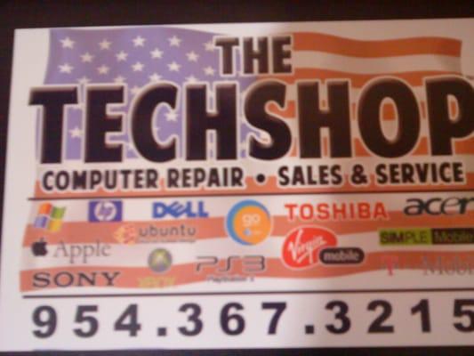 The Tech Shop Flyer