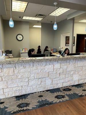 The camera shy Professional's at the front desk who graciously said I could take a photo!  Thank you Ladies for taking care of us today!