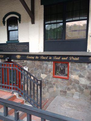 Front of the building with stairs