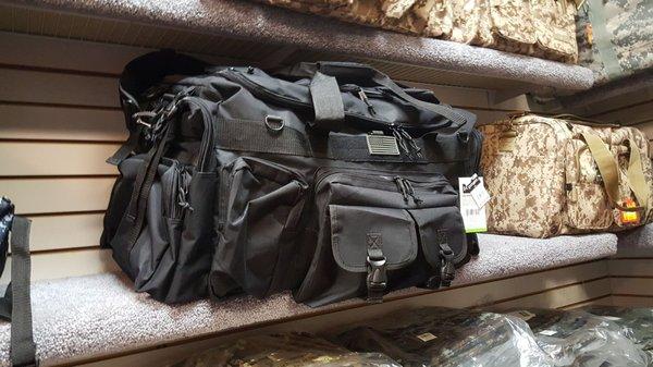 Tank duffle bag