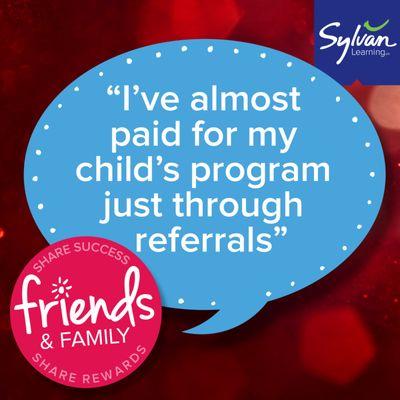 Refer a friend to Sylvan and you'll BOTH receive a free week of Sylvan tutoring! Call today, 253 838-0507