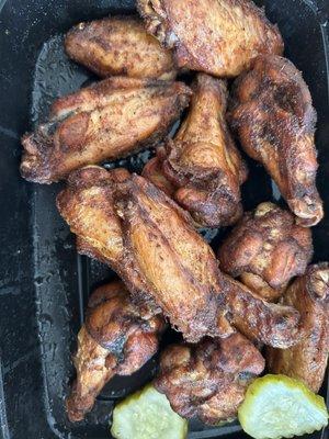 12 smoked wings