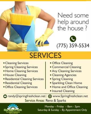 Home and Office Cleaning in Sparks