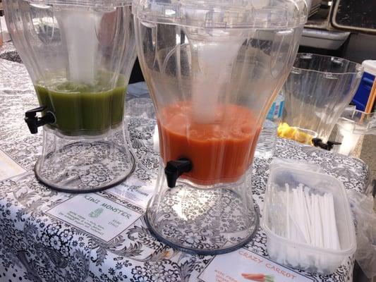 refreshing juices by Kiwi Kuisine!