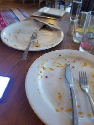 All gone.  Can we like the plates?