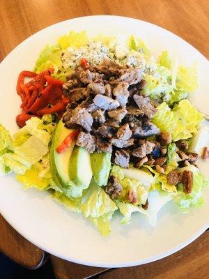 Amazing steak salads. The secret is in the salad dressing.