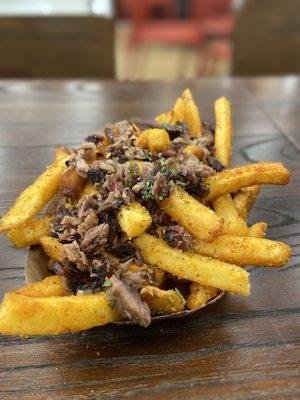 French Fries brisket on top