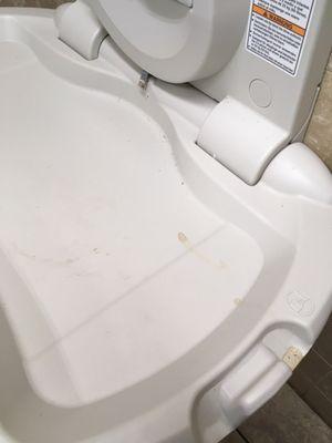 Filth on the baby changing station