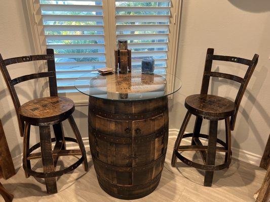 Bar barrel furniture