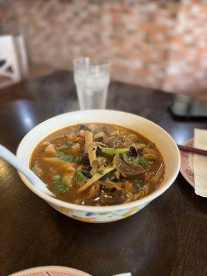 Spicy Braised Beef Stew Brisket Noodle Soup